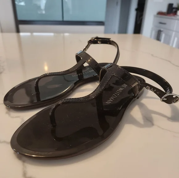 Stuart Weitzman black Sandles - Picture 4 of 5